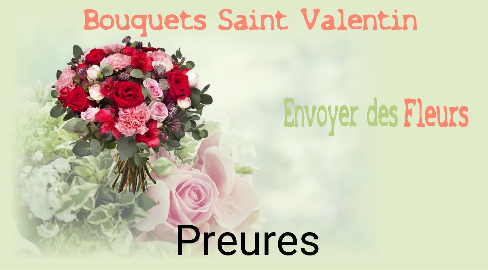 Roses de Saint-Valentin livrées à Preures